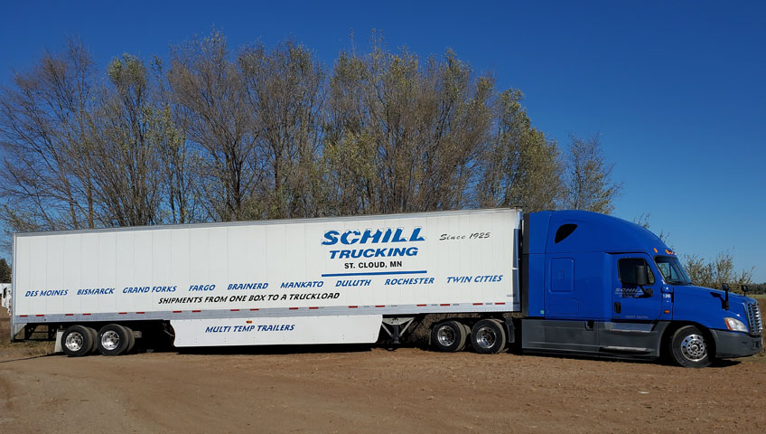 Schill Trucking Multi-Temp Trailer